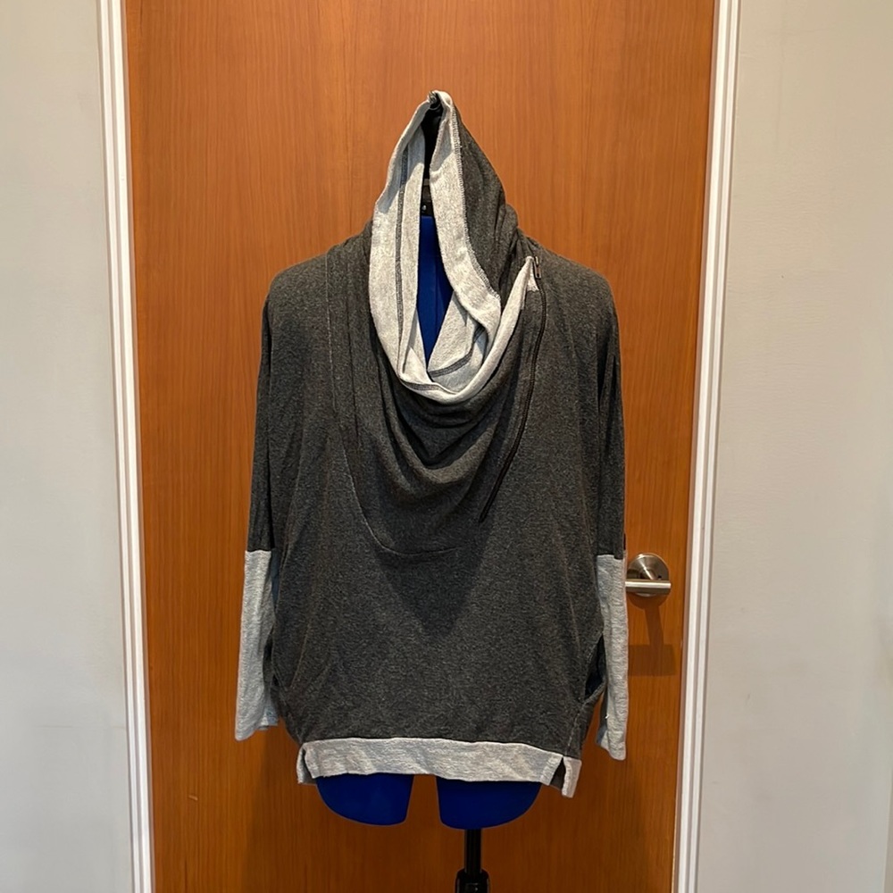 Grey Organic Cotton Blend Sweatshirt